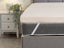 Memory Foam Mattress Topper - 7.5cm Thick with Removable Cover