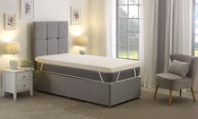 Memory Foam Mattress Topper - 7.5cm Thick with Removable Cover