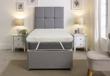 Memory Foam Mattress Topper with Cooling Removable Cover - Various Depths