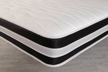 Micro Quilted 3D Black & White Memory Foam Spring Mattress