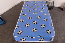 Kids Blue Football Open Coil Spring Mattress