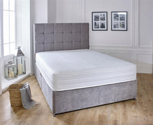 Straight Line White Memory Foam Spring Mattress