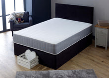 Grey Collection Straight Line Memory Fibre Open Coil Sprung Mattress