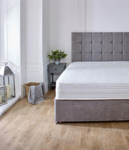 Straight Line White Memory Foam Spring Mattress