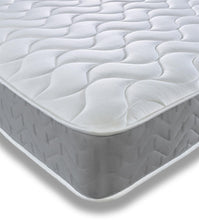 Grey Memory Foam Hybrid Sprung Open Coil Mattress