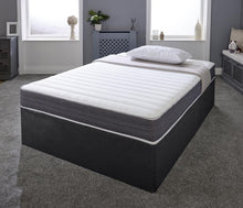 Deep Grey Hybrid Spring Memory Fibre Foam Mattress