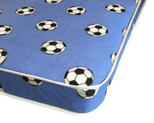 Kids Blue Football Open Coil Spring Mattress