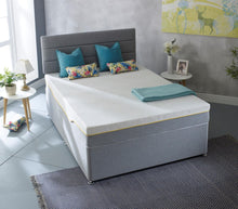 The Cloud Yellow and Grey Zig Zag 3 Foam Layered Mattress