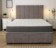 Vida Grey Zig Zag Memory Foam Open Coil Spring Mattress